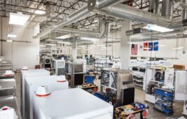 A central inverter factory in California.